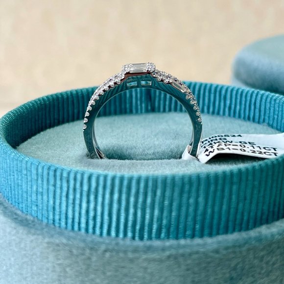 Stackable Baguette Cut Rings - Picture 5 of 16